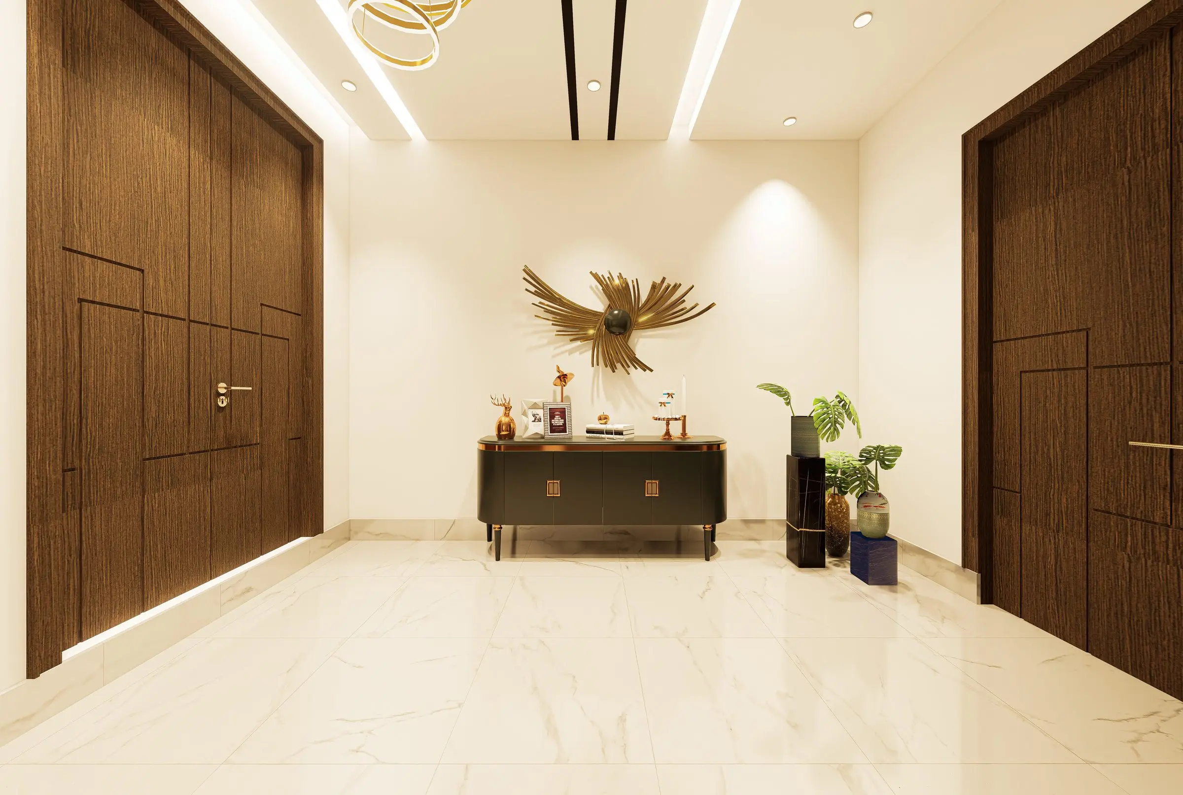 Entrance foyer of a Luxury Pine Villas residence